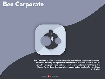 Daily UI 005 | App Icon design | Case Study | Corporate app app icon app icon design branding dailyui dailyui005 design mockups type typography ui