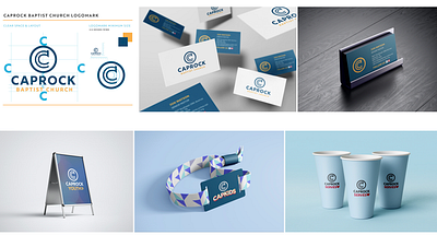 Caprock Logomark branding church logo logomark