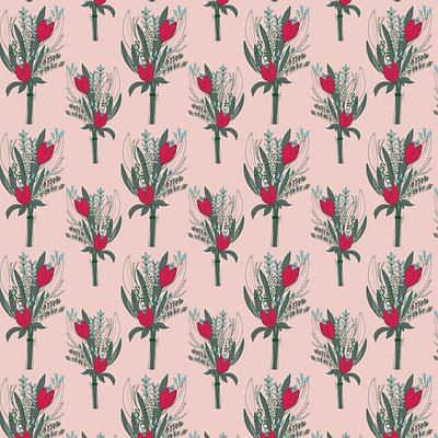 Bouquet artwork design floral illustration licensing lineart pattern pattern a day pattern art surface pattern design