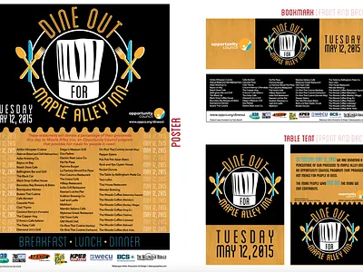 Poster | Bookmark | Table Tent adobe cc charity event digital art graphic design poster art