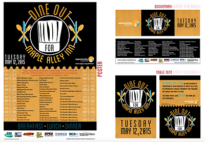 Poster | Bookmark | Table Tent adobe cc charity event digital art graphic design poster art