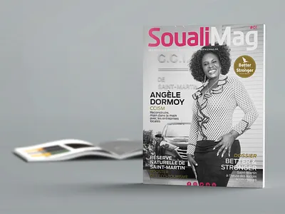 Magazine Souali design illustration