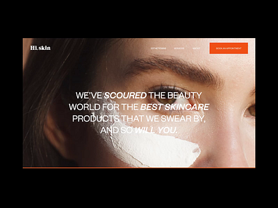 Hi, skin Product Grid animation grid interaction interface motion promo typography ui ux video web website zhenya zhenyary