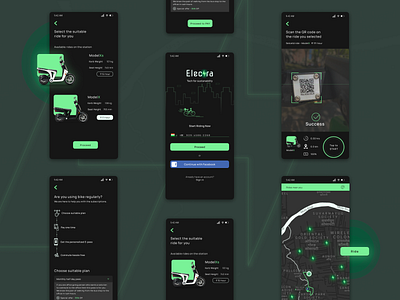 Eletcric scooter ride sharing electric interaction design micromobility ridesharing sustainability sustainable sustainable development ui uidesign user interface design