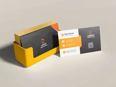 Carte de visite Lanarah branding design logo ui