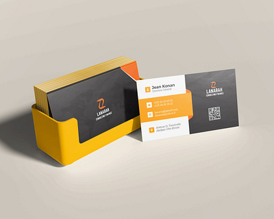 Carte de visite Lanarah branding design logo ui