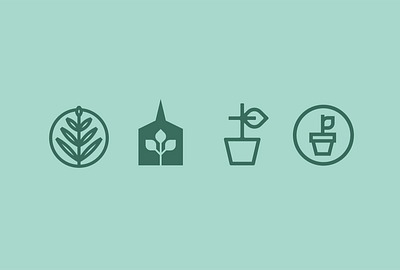 PlanterMatch Logos church icon logo design logos plant