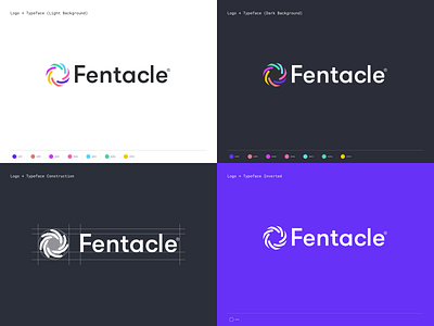 Fentacle - Brand Identity app brand branding design flat icon identity identity design illustration logo logo design logotype minimal type typography