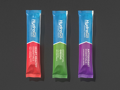 HydroGo Nutrition Packets branddesign branding bright color label logo nutrition packaging packagingdesign