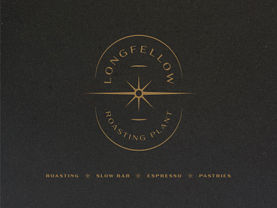 Longfellow Roasting Plant branding branding design coffee graphic graphicdesign label label packaging logo logodesign luxury packaging secondarylogo