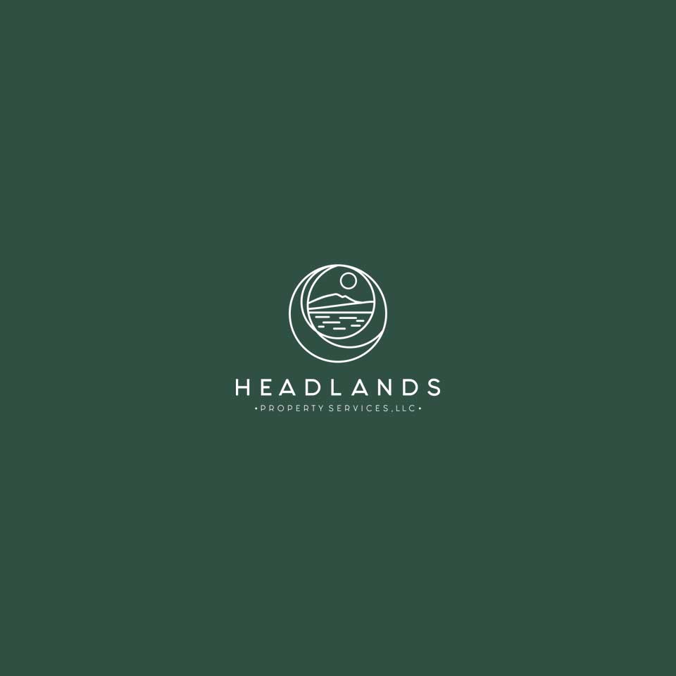 HEADLANDS logo vector wave