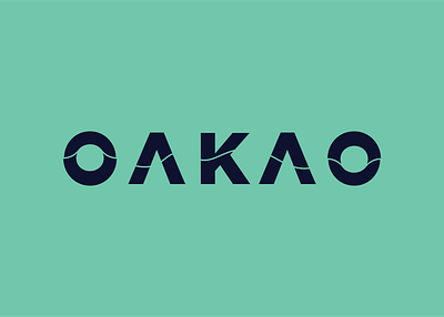 Fashion Logo "OAKAO" art branding creative design flat graphic design idea illustration illustrator lettering logo logo design logodesign minimal typography vector