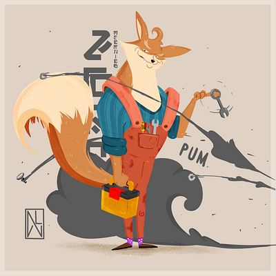 Mechanic Fox fox mechanic