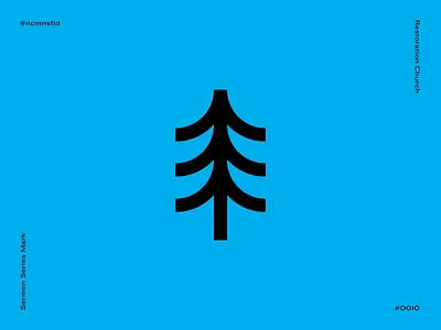 The Tree Series - Restoration Church adam and eve church church design church marketing dark design genesis illustration ministry outdoors sermon series simple thick lines tree vector wave worship