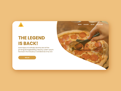 Landing page - Pizza Order Website adobe illustrator cc clean clean ui design figma graphic design ui ui design ui ux ui ux design uidesign uiux ux ux ui web designer website website design