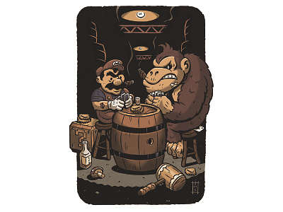 Boys Night bristol digital donkeykong ink mario nintendo