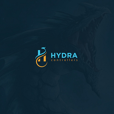 Hydra-Controllers brand design brand mark branding clean logo dragon gradient logo graphic design icon app identity logo logo design logo vector logotype luxury mark modern logo simple logo symbol visual identity