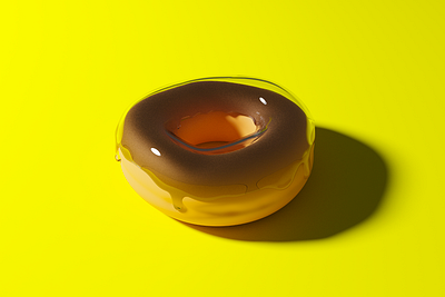 🍩 Just a Donut 3d blender donut donuts render yellow