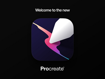 Procreate – App icon redesign challenge app application branding challenge design icon icon design iconography illustration ipad logo pencil service vector