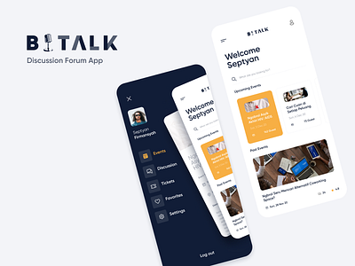 BITALK Discussion Forum App app community app design mobile app mobile app design social app ui ux