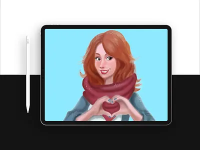 Choices-Character Illustration app art artist design digital art drawing illustration illustrator portrait ui