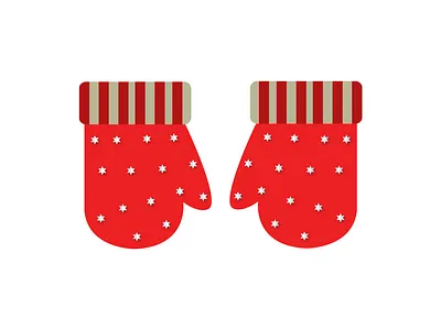 Santa clause gloves design icon illustration vector