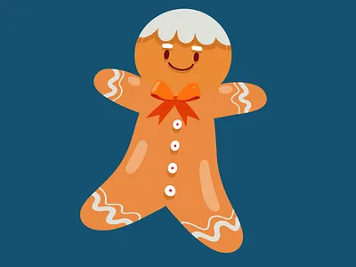 gingerbread design icon illustration vector