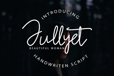 Jullyet handwriten script branding agency design font font design font family fonts fontself free freefont handwriting letter lettering ligature logo script font stylish typography