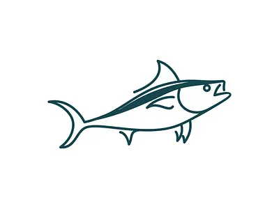 Fish animal fish japanese logo restaurant sushi tuna