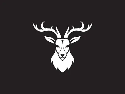 Deer logo animal deer deer logo forest horn hunter hunting illustration logo