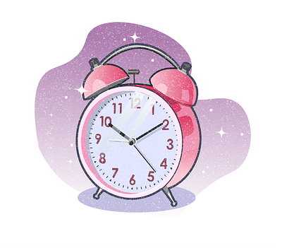 alarm clock alarmclock gradient illustration vector