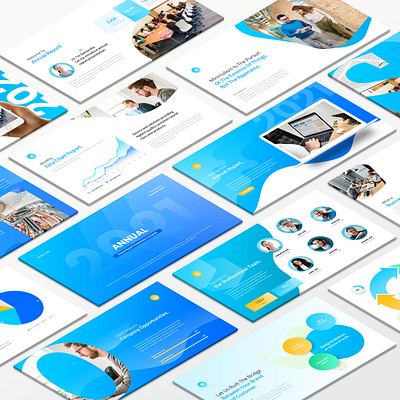 Annual Report Presentation Template annual report creative googleslides keynote layout layout exploration powerpoint pptx presentation presentation design ui uiux ux