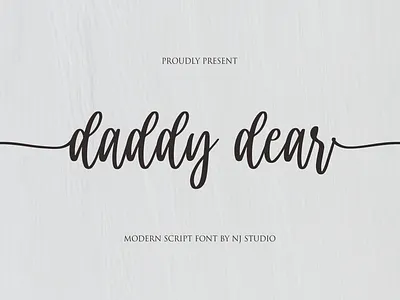 daddy dear branding design font icon illustration illustrator lettering logo minimal typography vector