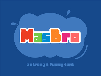 Mas Bro - a strong and funny font candy font creative fabrica creative market font font awesome font design font maker funny font kids font logo san serif