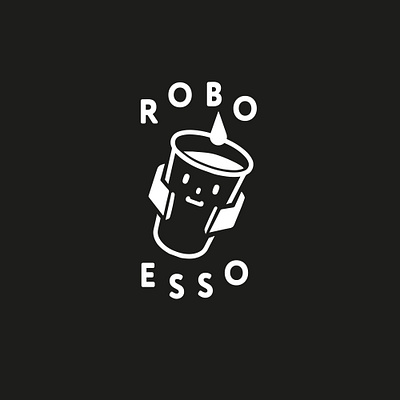 Robo Esso brand branding coffee icon icon design illustration logo logos robot sam dunn tech