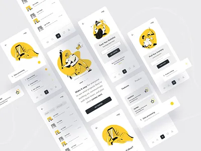 Mobile application design exploration business color design header illustration illustrations ios landing page mobile mobile app mobile app design typography ui ux web web design web design webdesign website website design