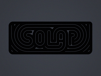 Solar flat illustration solar type typogaphy