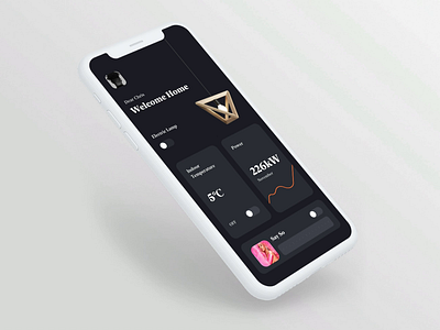 Smart Home after effects app design ui 设计