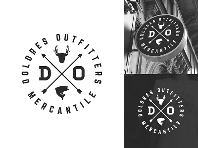 Outdoor Clothing Logo Badge apparel logo arrow logo arrows badge clothing clothing brand deer logo facade fish hipster logo minimal outdoor badge outdoors retro sign vintage x logo