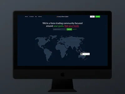 Long & Short Capital - Dark Mode community dark mode user interface website