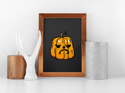 2020 mood 2020 2020 trend autum children book illustration childrens illustration creative market doodle emotion halloween illustration illustration art postcard postcard design pumpkin sad vector