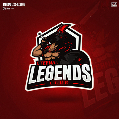 ETERNAL LEGENDS CLUB branding design esports gaming identity illustration logo logotype mascot sport sports