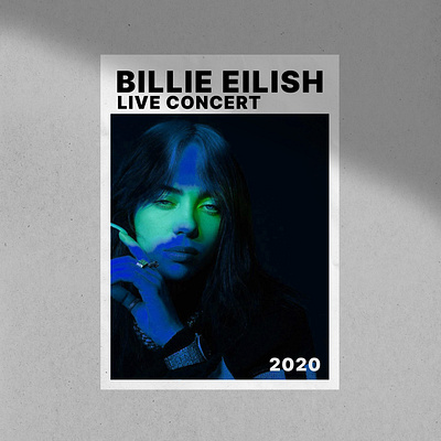 Billie Eilish Posters billie eilish branding design illustration logo popart posters