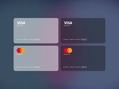 Glassmorphism visa/master card 2020 trend 2021 card dailyui freebie glassmorphism mastercard ui ui trend user inteface visa card