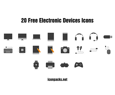 Free Icons - Electronic Device Icons free resources freebies icon pack icon set icons png icons svg icons vector