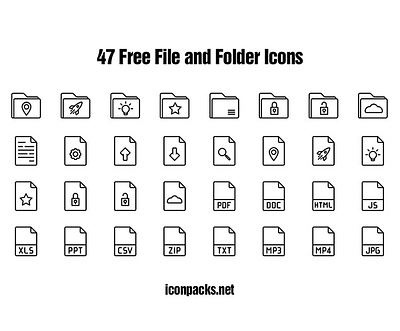 47 Free File And Folder Icons. files free resources freebies icon pack icon set icons illustration png icons svg icons vector