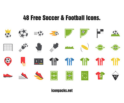 48 Free Soccer SVG, PNG Icons football free resources freebies icon pack icon set icons png icons soccer sports svg icons vector