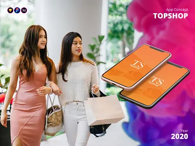 TopShop Mobile App app app design application design colorful concept creative ecommerce app graphic graphicdesign interaction interface ios iosapp iphone app minimal mobile ui uiux uiuxdesign ux