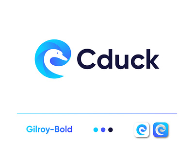 Cduck Branding Logo 2020 logofolio 2020 trend abstract logo apps icon brand identity branding design c letter logo combination mark creative logo duck logo gilroyboldtypeface gradient logo illustrator lettermark logotype modern logo negative space logo simple and clean swan logo