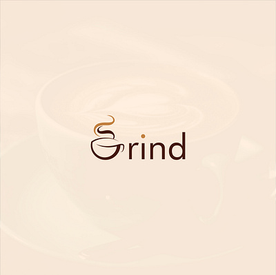 Grind Logo brand design clean logo coffee coffee shop gradient logo graphic design icon app logo logo vector mark modern logo simple logo symbol visual identity